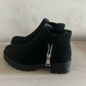 Black Suede Ankle Boots